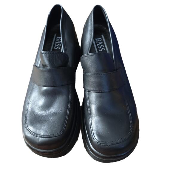 Bass Shoes - Bass Cady Ladies Platform Loafers size‎ 7.5M EUC no box